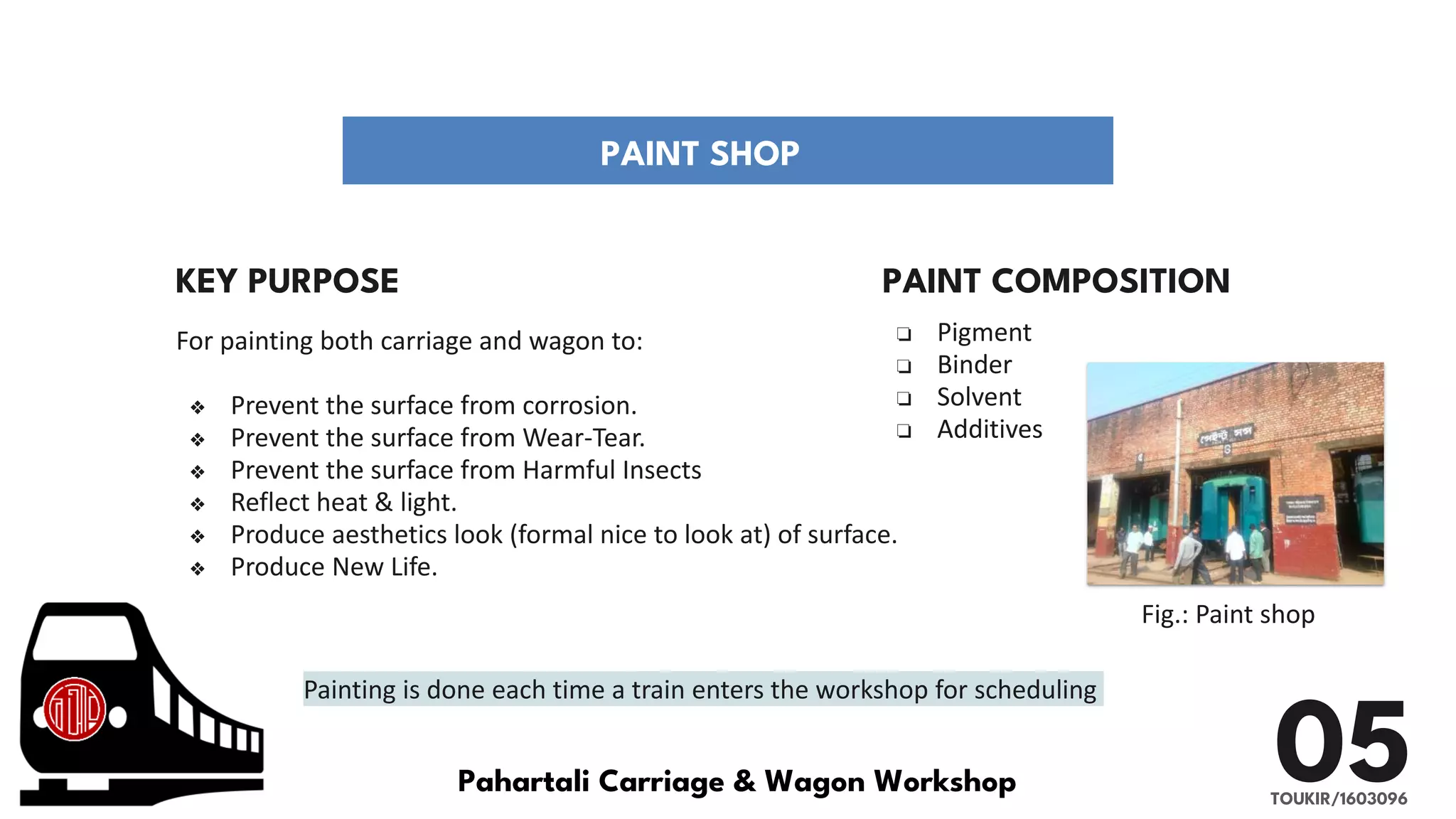 Bangladesh Railway Industrial Training (Pahartali Carriage and Wagon ...