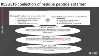In Silico Design and Molecular Analysis of Peptide Aptamers Targeting ...