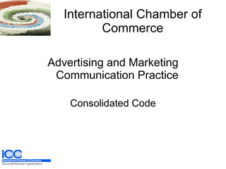 International Chamber of Commerce ,[object Object],[object Object]