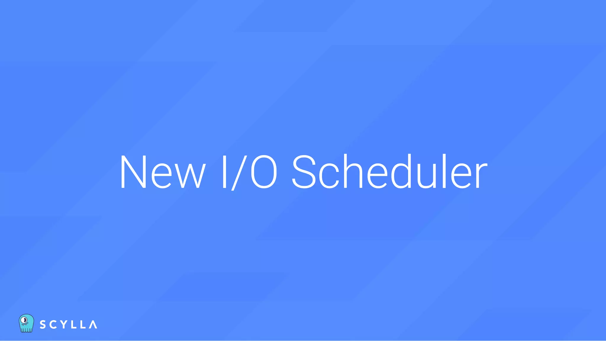 New I/O Scheduler
 