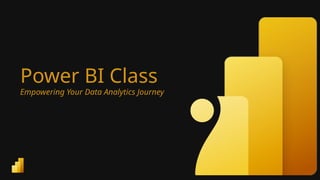Power BI data analysis power point file. | PPTX