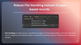 Patient Records Management System Using C Console Application (Project ...