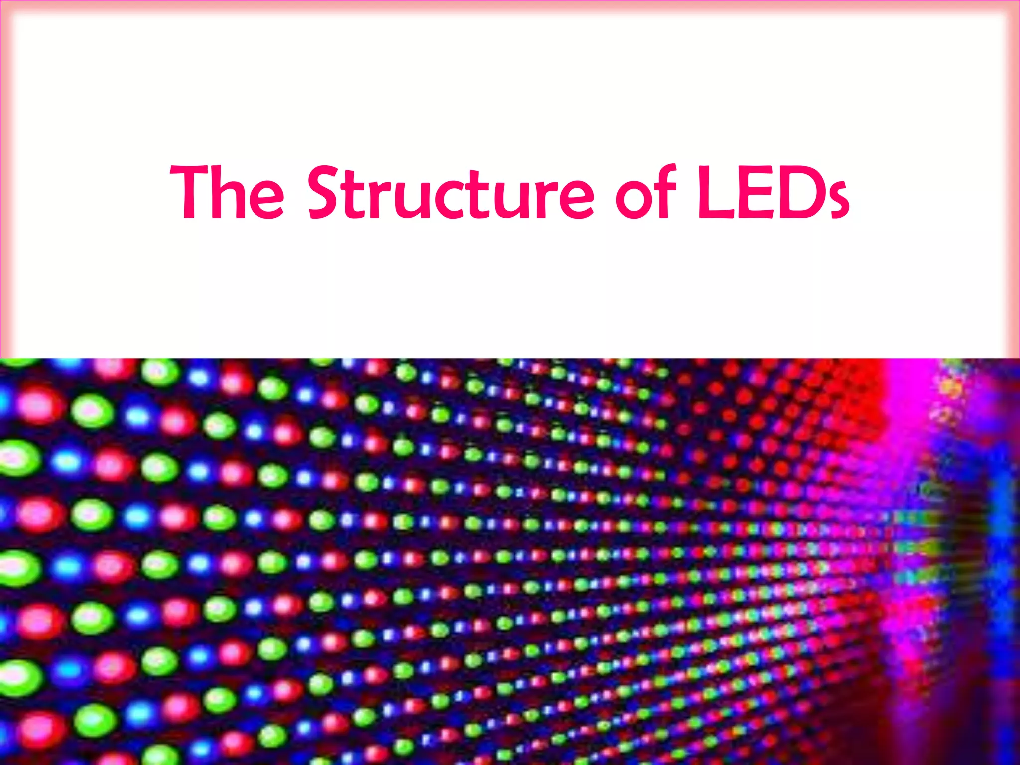 The Structure of LEDs

 