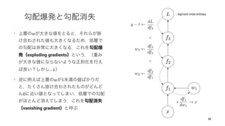 : sigmoid cross entropy
•
exploding gradients
…↓
•
vanishing gradient
32
 