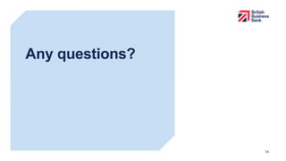 14
Any questions?
 