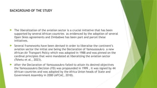 Assessing the Impact of the Single African Air Transport Market on ...