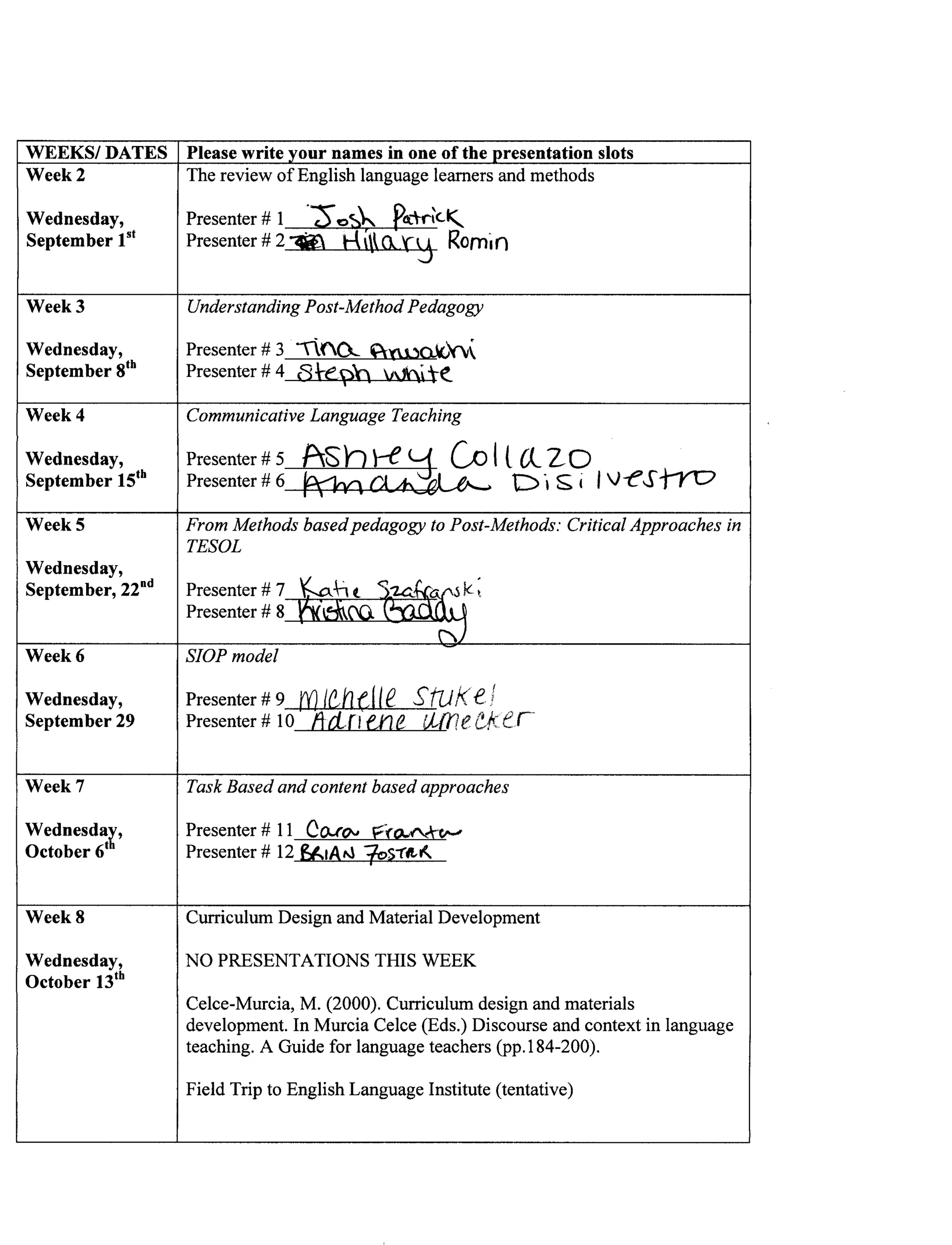Presentation slots (1) | PDF | Free Download