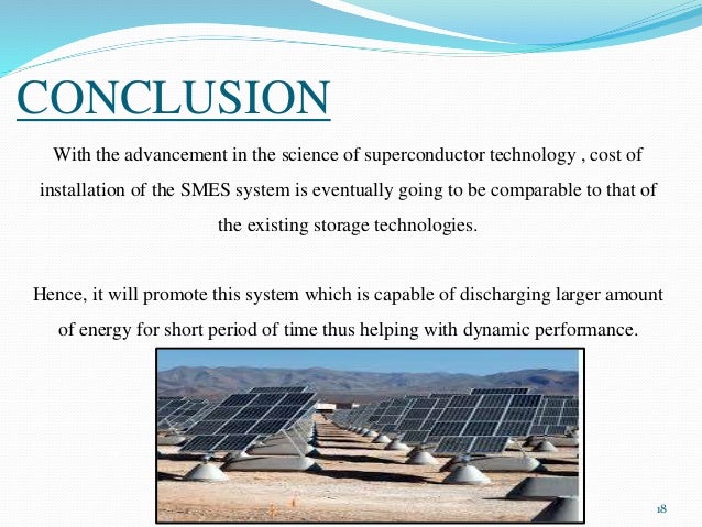 SUPERCONDUCTING MAGNETIC ENERGY STORAGE v SYSTEM (SMES)