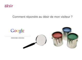 désir

    Comment répondre au désir de mon visiteur ?
 