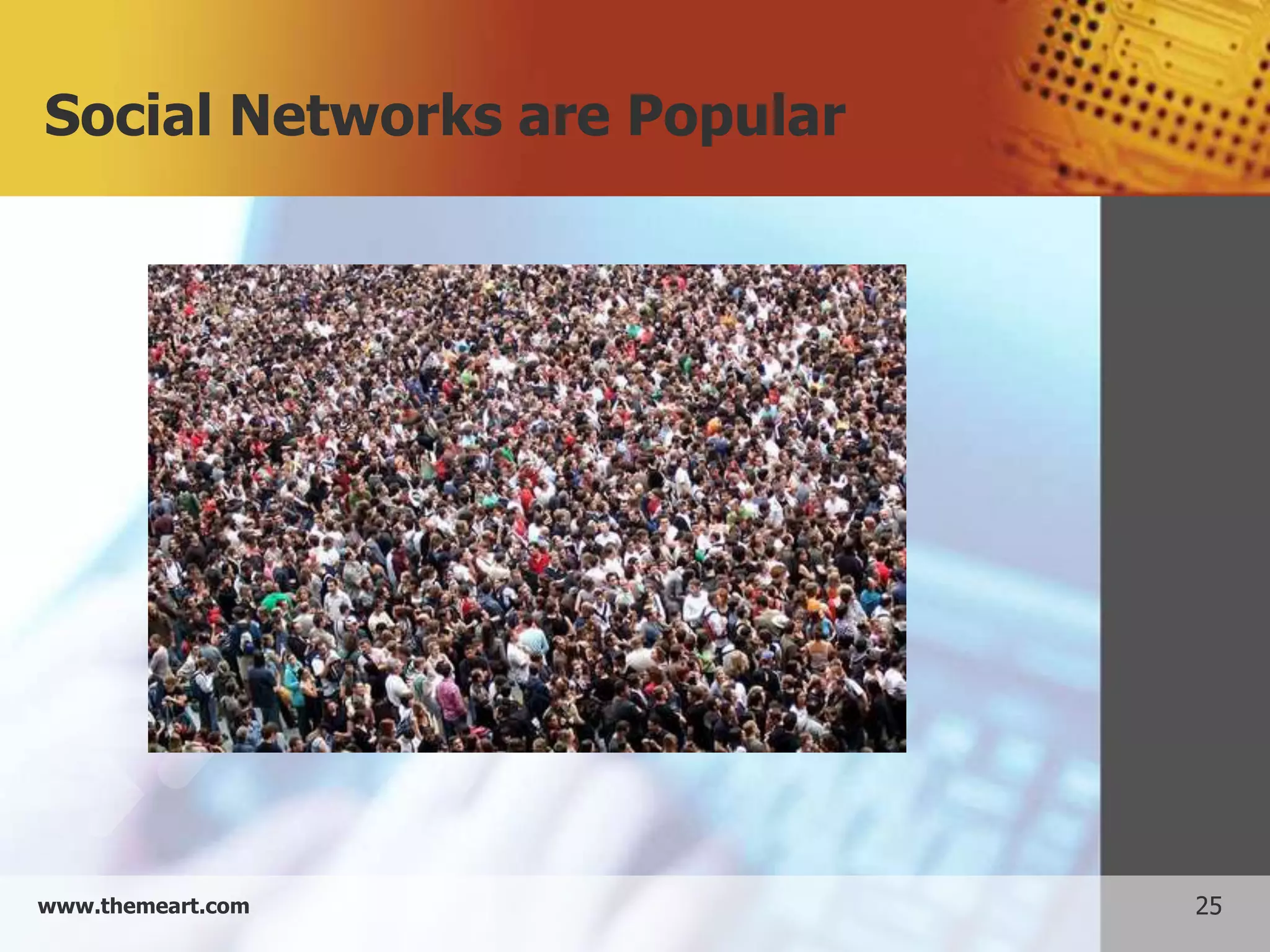 Social Networks are Popular




www.themeart.com              25
 