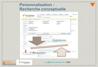 Personnalisation :  Recherche conceptuelle 