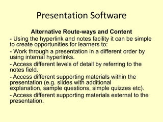 Presentation software | PPT