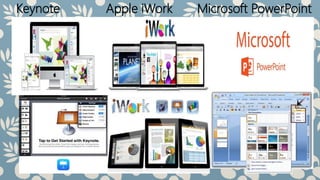 Keynote Apple iWork Microsoft PowerPoint
 