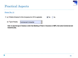 Point No. 11
24
Practical Aspects
 