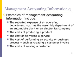 introduction to management accounting for multinational companies | PPT