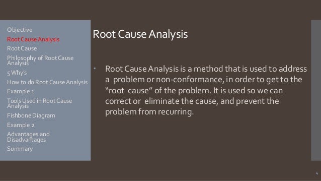 Root Cause Analysis