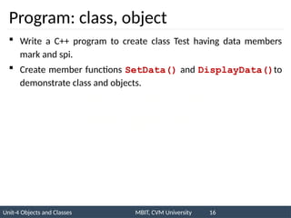 Comprehensive Guide to Object Oriented Programming with C++: Objects ...