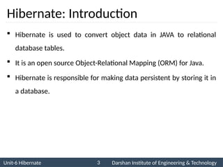 Comprehensive Guide to Hibernate ORM in Advanced Java Programming | PPTX