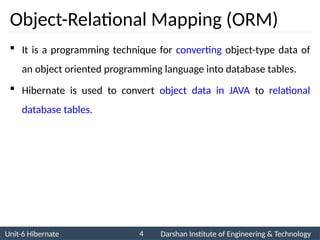 Comprehensive Guide to Hibernate ORM in Advanced Java Programming | PPTX