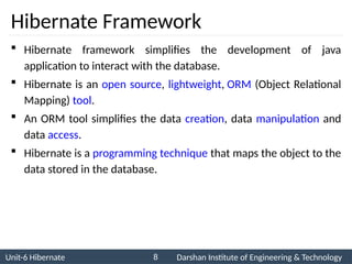 Comprehensive Guide to Hibernate ORM in Advanced Java Programming | PPTX