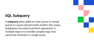 presentation sql view and subquery.pptxpresentation sql view and ...