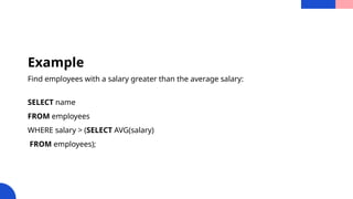 presentation sql view and subquery.pptxpresentation sql view and ...