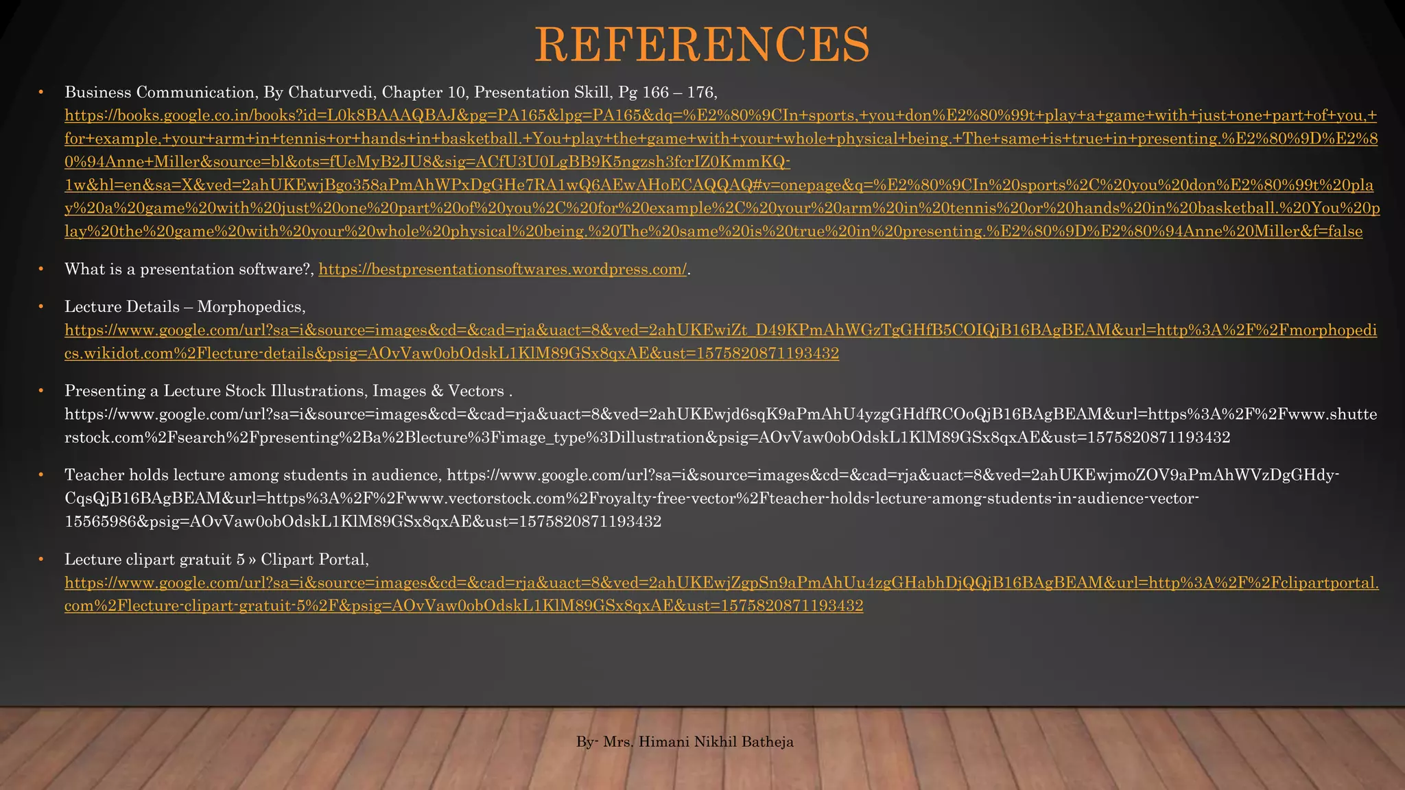 Presentations skills | PPTX