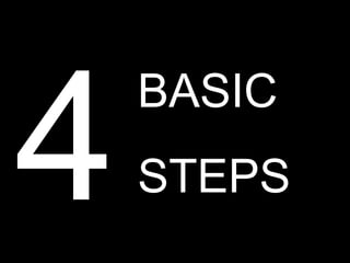 4
    BASIC
    STEPS
 