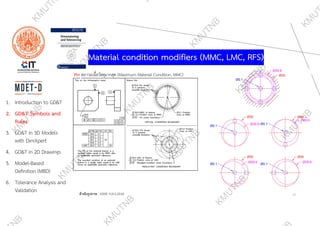 SOLIDWORKS GD&T Essentials and Beyond: 2D, 3D & Tolerance Analysis | PDF