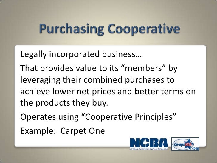 4.25.12 Types of Cooperative Purchasing