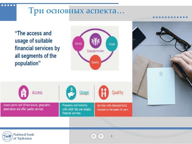 Состояние финансовой доступности в Таджикистане Slide 3