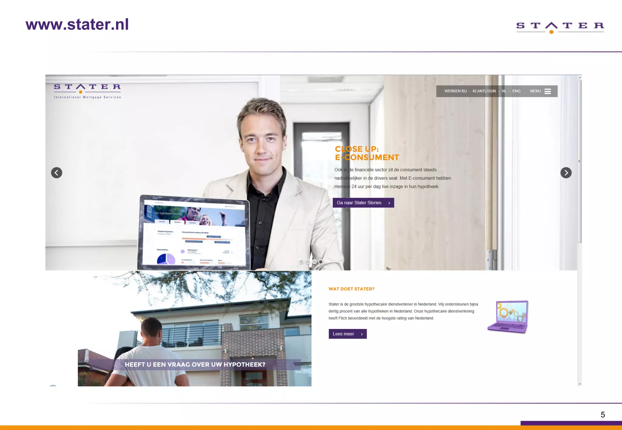 www.stater.nl
5
 