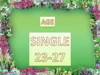 AGE SINGLE 23-27 