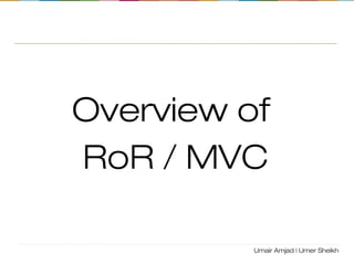 Environment
Setup
(RVM)
 