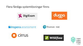 Flera färdiga systemlösningar finns
 