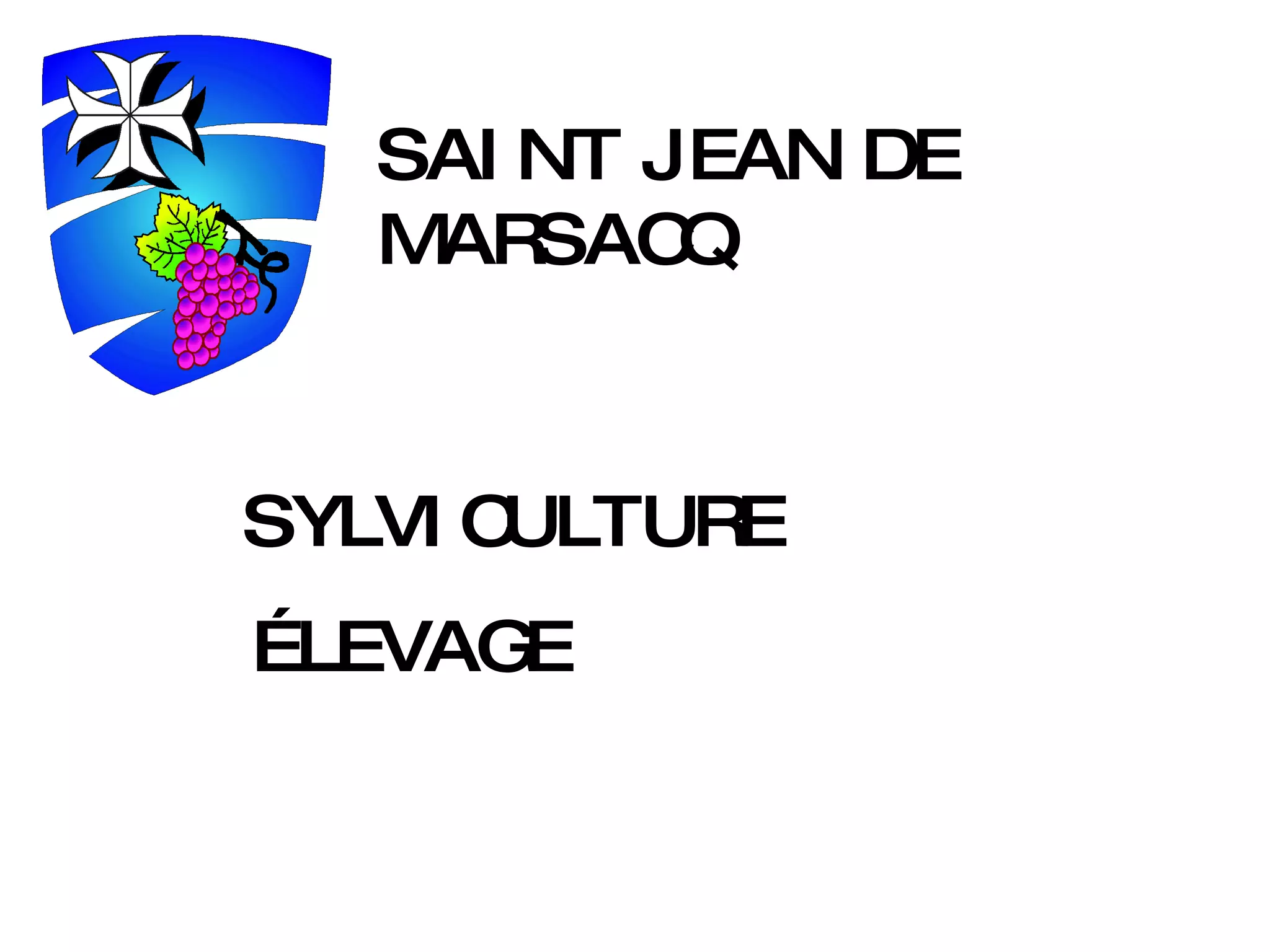 SAINT JEAN DE MARSACQ SYLVICULTURE ÉLEVAGE 