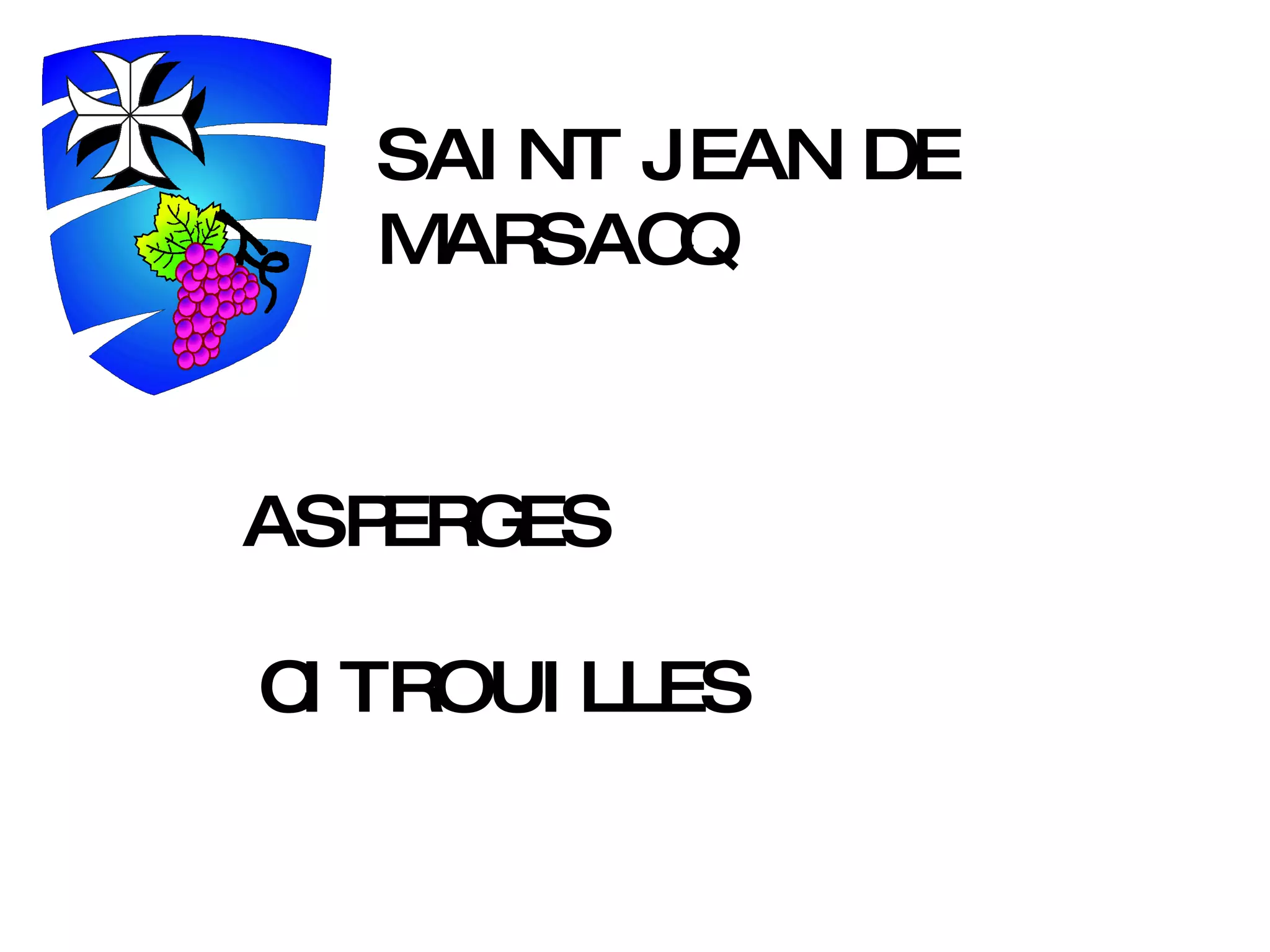 SAINT JEAN DE MARSACQ ASPERGES CITROUILLES 
