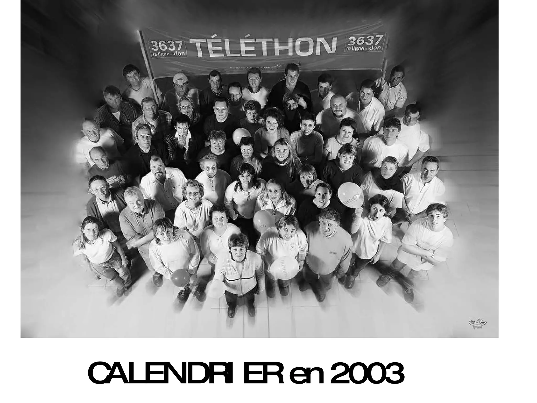 CALENDRIER en 2003 