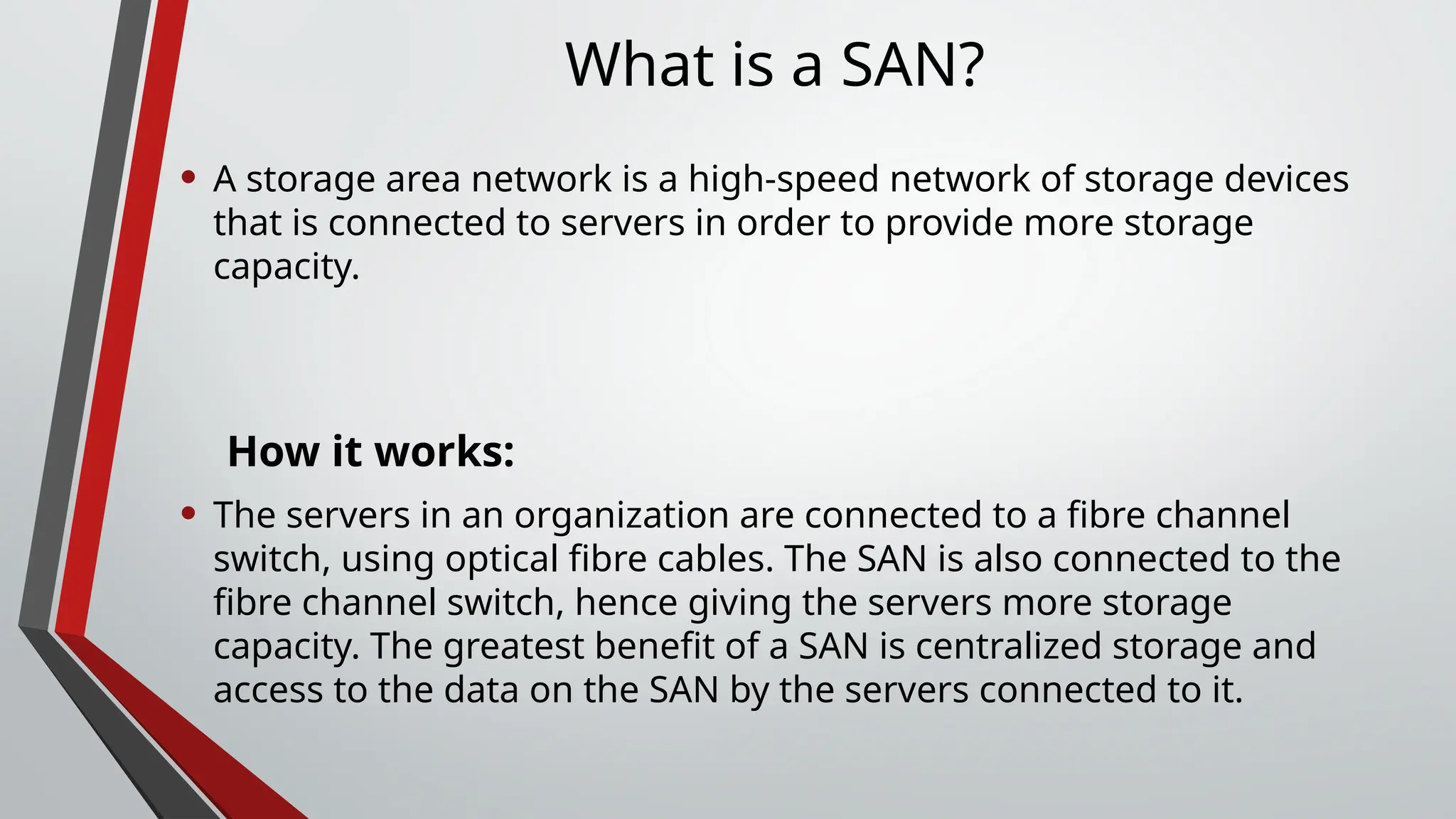 Introduction to Storage Area Network (SAN) | PPTX