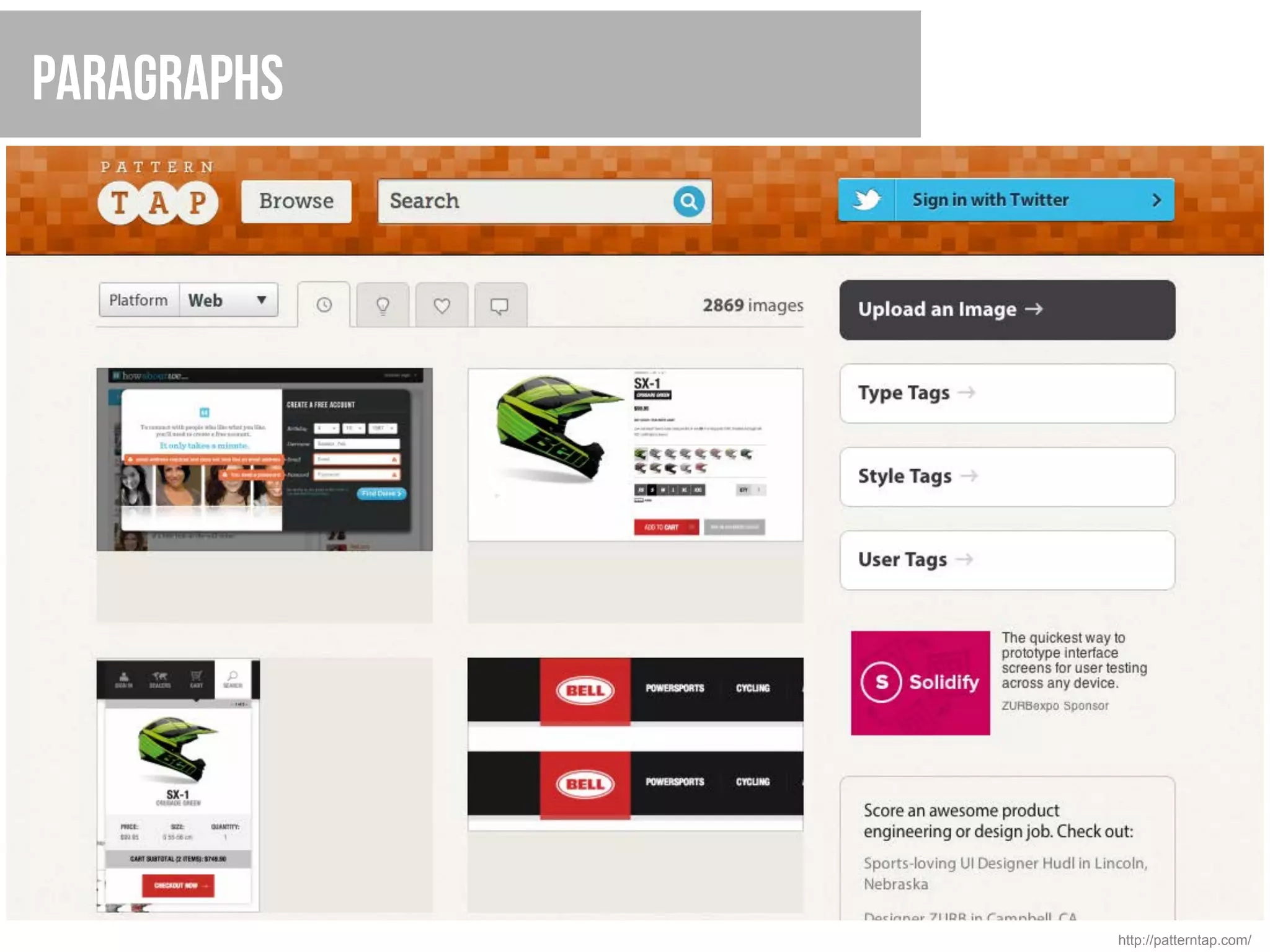 Paragraphs




             http://patterntap.com/
 