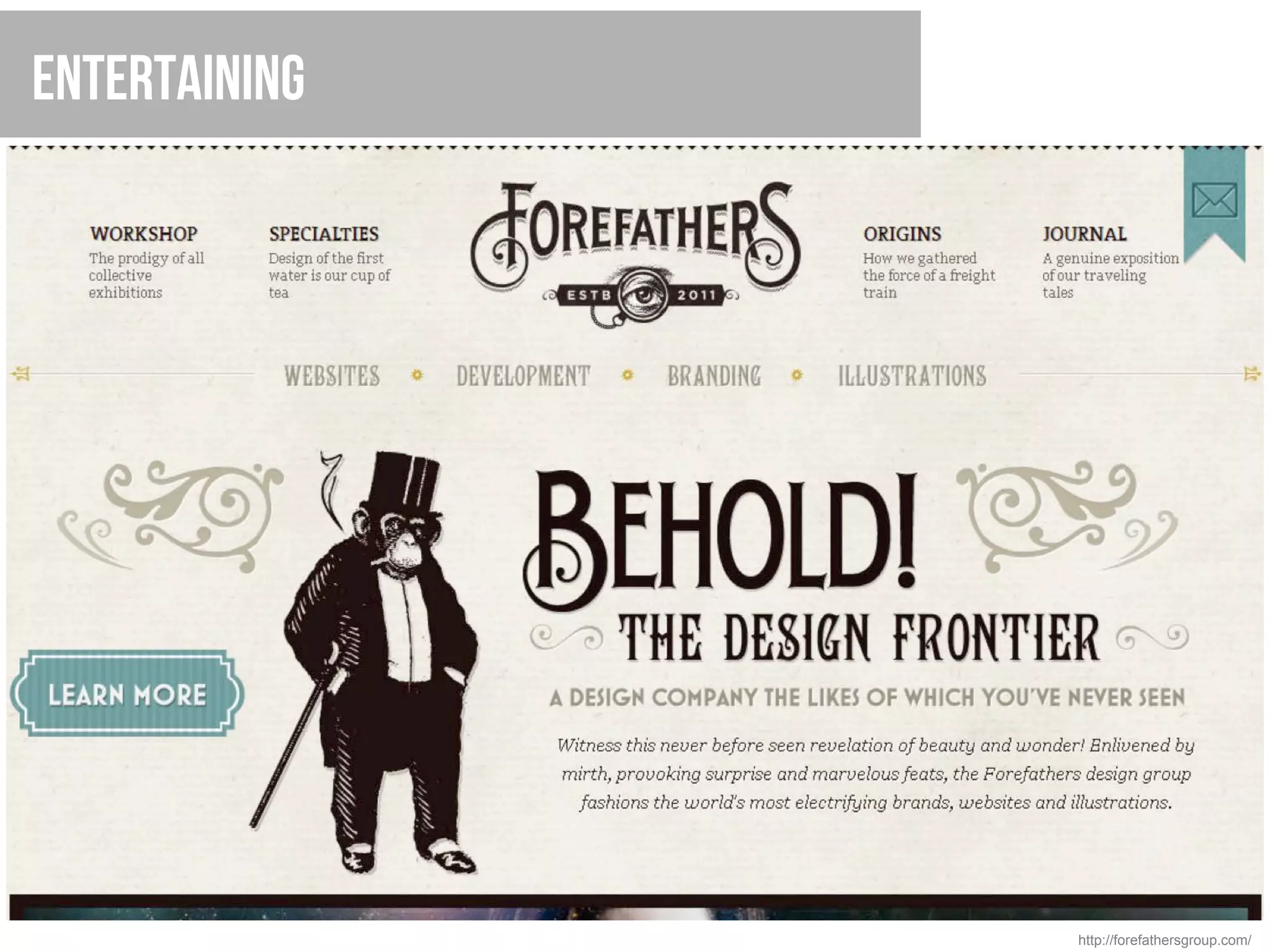 Entertaining




               http://forefathersgroup.com/
 