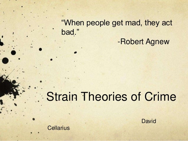 agnew s general strain theory