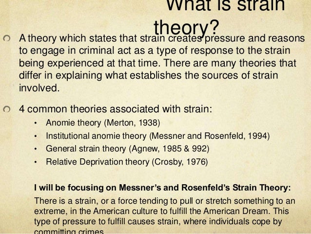 agnew s general strain theory