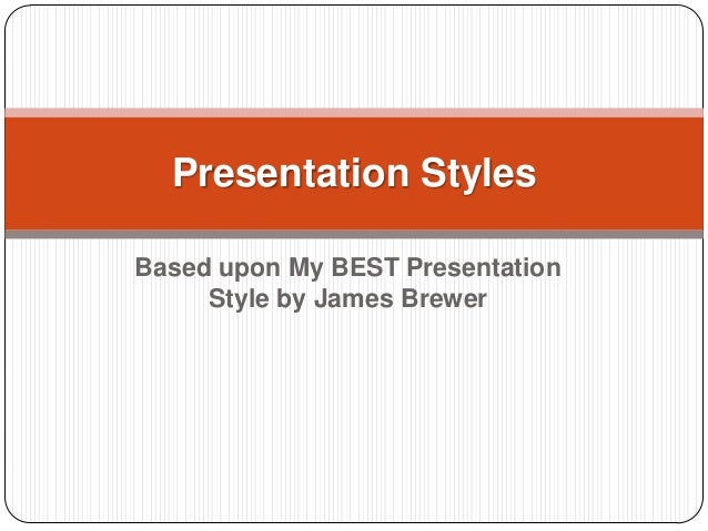 What are the 3 types of presentation picture
