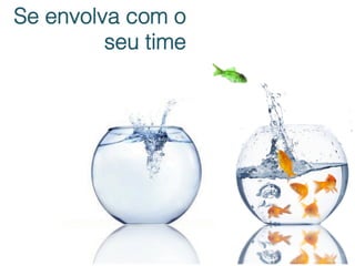 Se envolva com o
         seu time
 