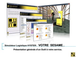 Simulateur Logistique HYSTER:  VOTRE  SESAME …  Présentation générale d’un Outil à votre service. 