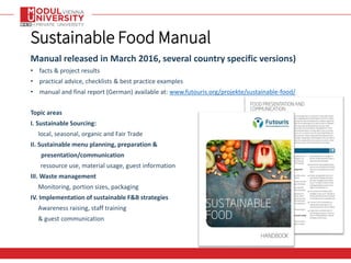 Sustainable Food Procurement in the Hospitality Industry | PDF