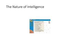 The Nature of Intelligence
 