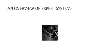 AN OVERVIEW OF EXPERT SYSTEMS
 