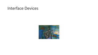 Interface Devices
 
